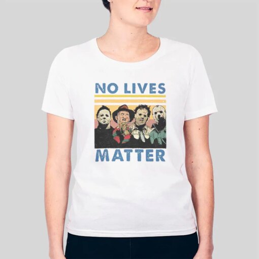 Horror Halloween No Lives Matter T Shirt