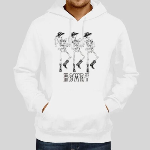 Howdy Cowboy Dancing Skeleton Shirt