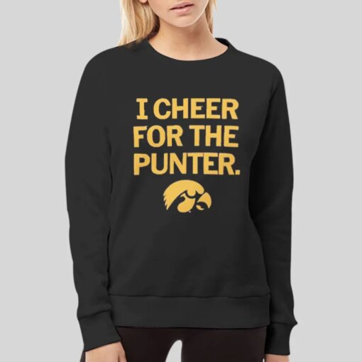 I Cheer For The Punter Iowa Hawkeyes Shirt