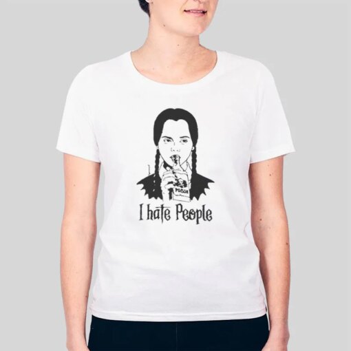 I Hate People Wednesday Addams Shirt