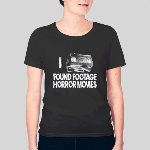 I Heart Found Footage Scary Movies Shirt