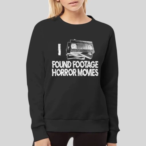 I Heart Found Footage Scary Movies Shirt