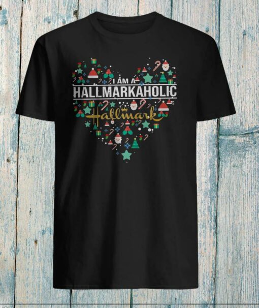 I am a hallmarkaholic Christmas shirt, ladies shirt, hoodie