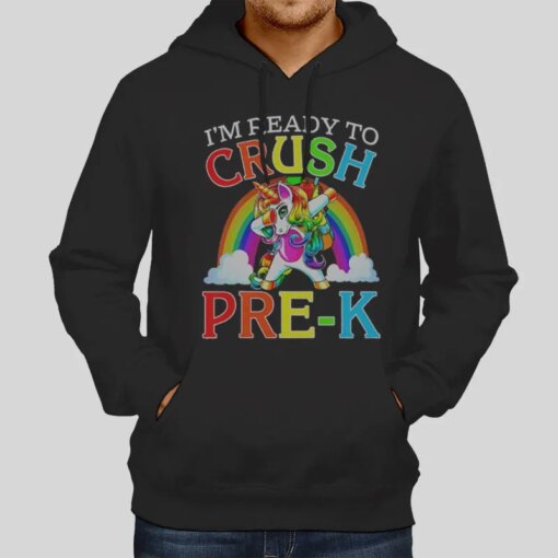 I’m Ready To Crush Unicorn Back To School Prek Teacher Shirt