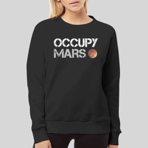 Inspired As Worn By Elon Musk Occupy Mars Shirt