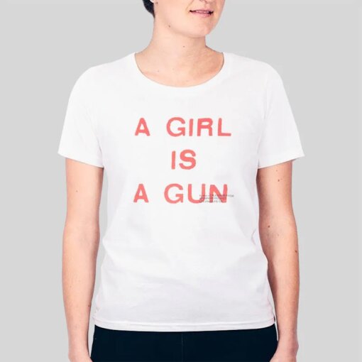 Inspired Design Girl With Gun Shirt