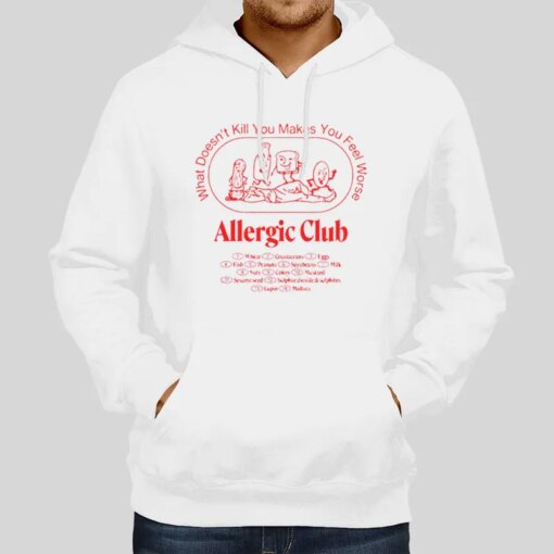 Inspired Eggnog Allergic Club Shirt