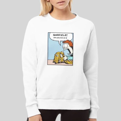 Inspired Garfield Are You J Or Srs Shirt