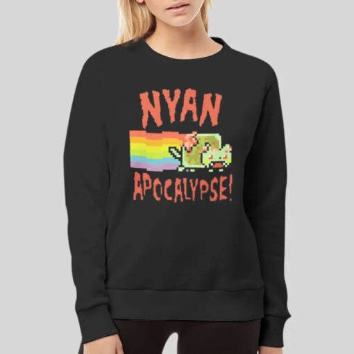 Inspired Nyan Cat Apocalypse Nyun Cat T Shirt