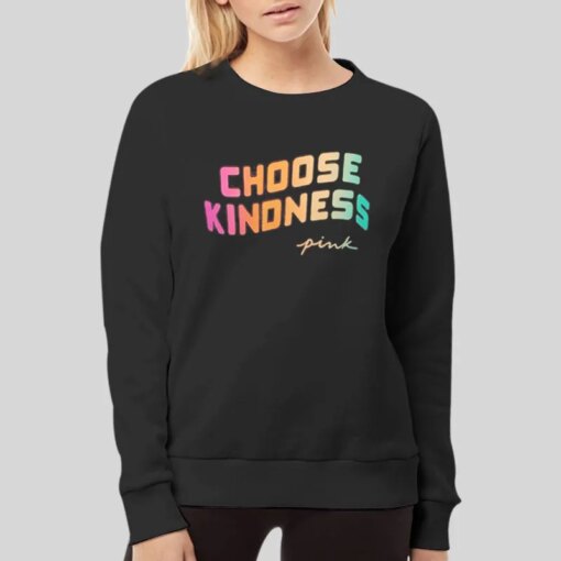 Inspired Pink Rainbow Choose Kindness Shirt