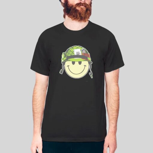 Inspired Smile More Smiley Bunker Branding Merch Shirt