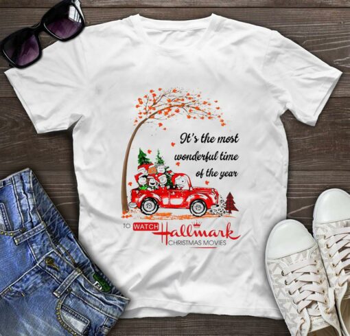 It’s the most wonderful time of the year to watch hallmark Christmas movies t-shirt