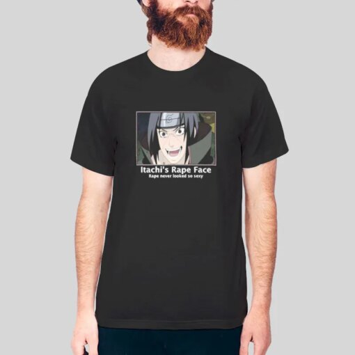 Itachis Rap Face Itachi Fishnet Shirt