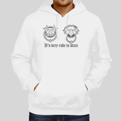 Its Very Rude to Stare Door Labyrinth Knockers Shirt