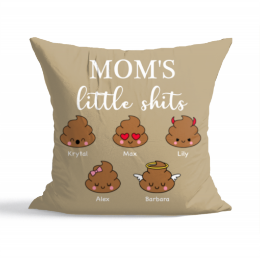 Mom Emoji Pillow, Birthday Gift For Mom, Mom Pillow, Personalized Funny Gift For Mom, Moms Cushion, Customized Mom Gift