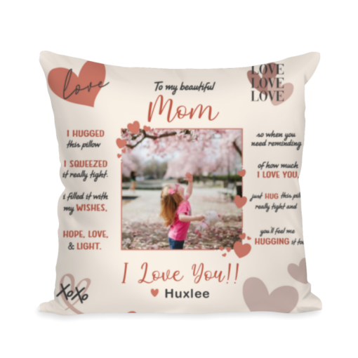 Mom Pillow, Personalized Mother Gift, Mothers Day Mom Gift, Mothers Day Present