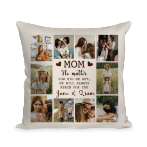 Mothers Day Mom Gift From Kids, Mom Pillow Personalized Gift, Unique Gift for Mommy