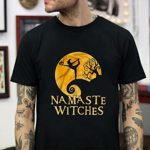 Namaste witch nightmare before Christmas t-shirt