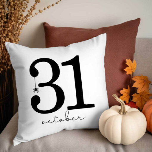 October Halloween Pillow, Halloween Decor, Fall Pillows, Halloween Decorations