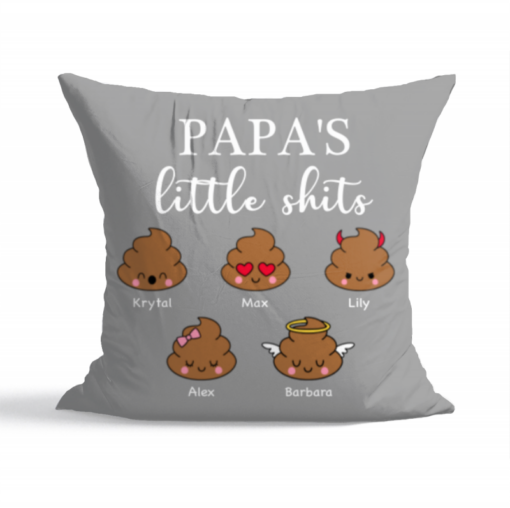 Papa Pillow, Father’s Day Gift, Personalized Papa Cushion, Papa Gift