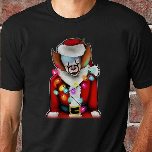 Pennywise Santa Claus costume shirt, hoodie, tank top