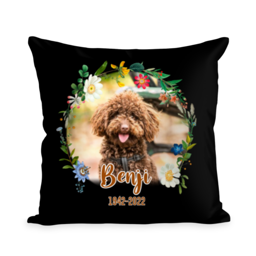 Pet Memorial Pillow, Dog Loss Gift, Custom Pet Pillow, Dog Memorial