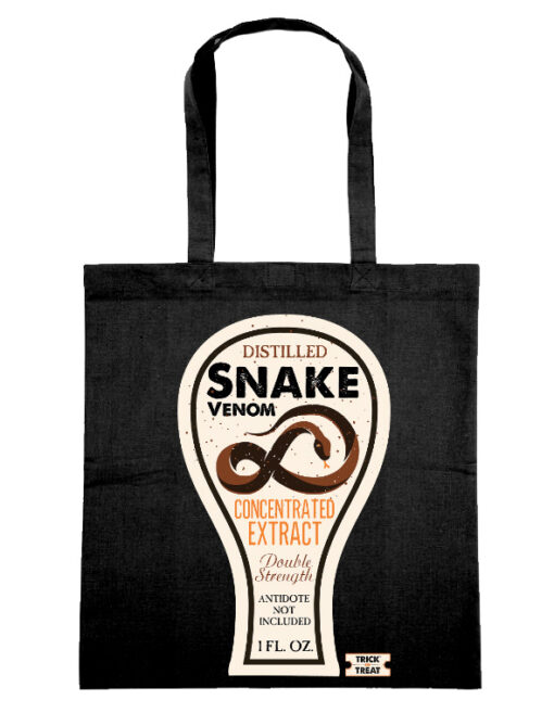 Sac Tote Bag Trick Or Treat Collection  Distilled Snake Venom