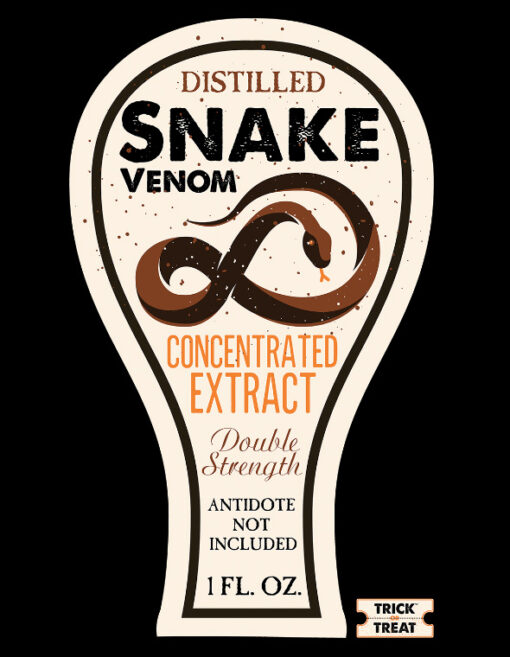 Sac Tote Bag Trick Or Treat Collection  Distilled Snake Venom