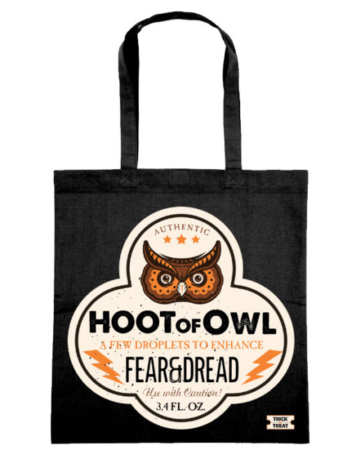 Sac Tote Bag Trick Or Treat Collection  Hoot of Owl