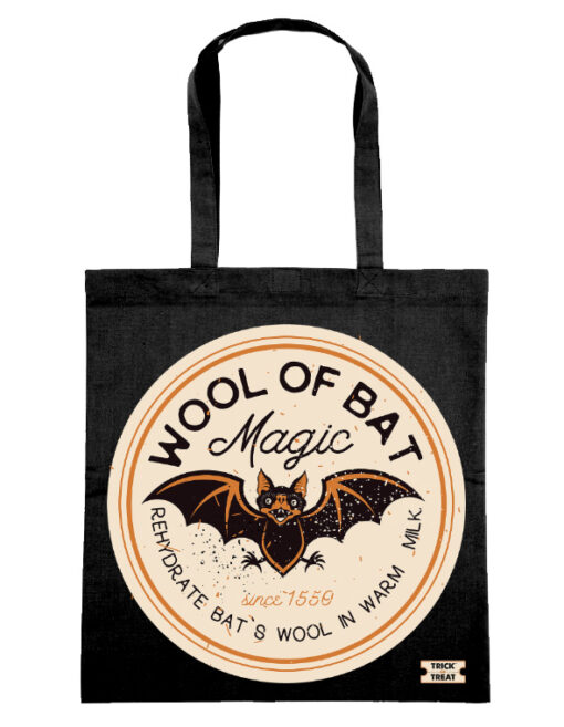 Sac Tote Bag Trick Or Treat Collection  Wool of Bat