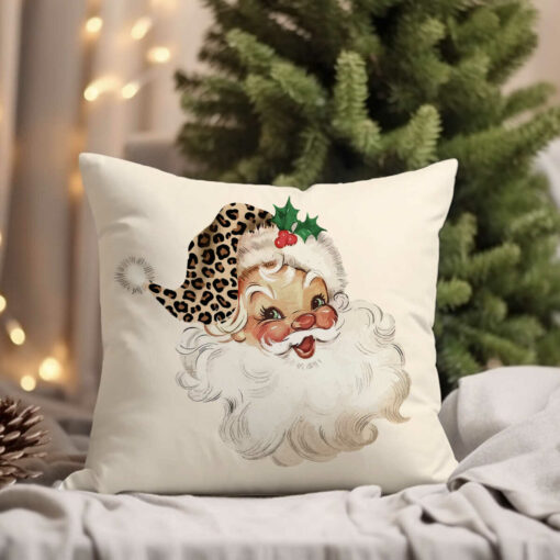 Santa Pillow, Christmas Pillows, Christmas Santa Pillow, Christmas Decorations Farmhouse Decor, Holiday Pillow