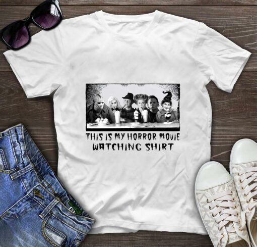 This is my horror movie watching Hocus Pocus Horror Gang t-shirt