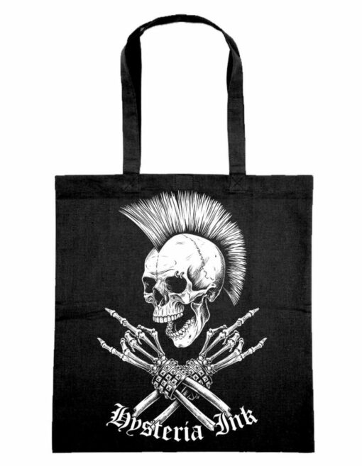 Tote Bag Hysteria Ink Metal Skull