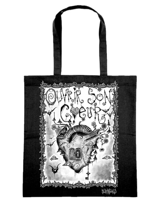 Tote Bag Hysteria Ink X Blitz’Art Ouvrir Son Coeur