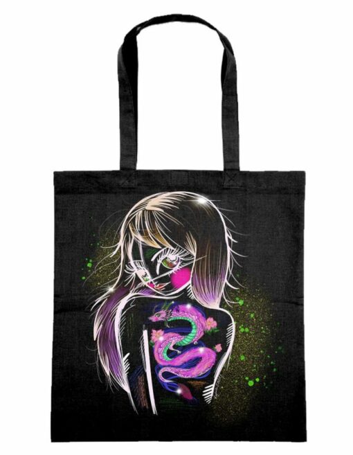 Tote Bag Hysteria Ink X Raphaelle Emery La Fille Au Dragon