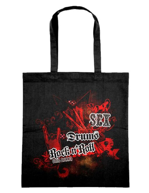 Tote Bag Serial Drummer Sex Drums Rock N Roll