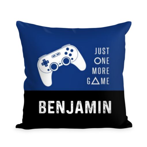 Video Game Pillow, Teen Boy Name Gift, Personalized Gaming Gifts for Him, Custom Pillow for Teens, Gamers Gift