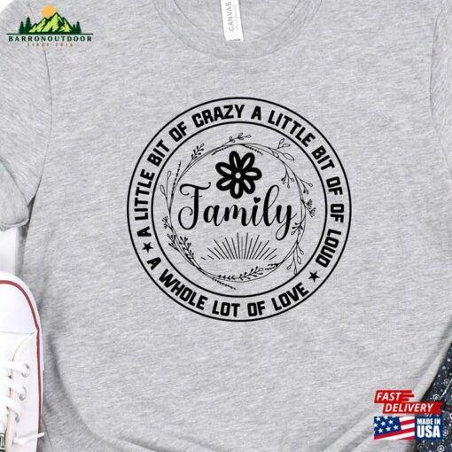 A Little Bit Of Crazy Family Shirt Reunion Shirts Camping Trip Hoodie Sweatshirt