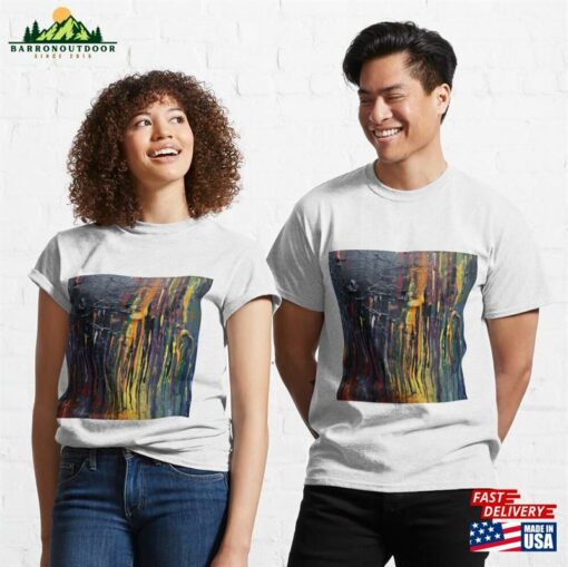 Abstract Foreboding Paint Dripping Classic T-Shirt Unisex