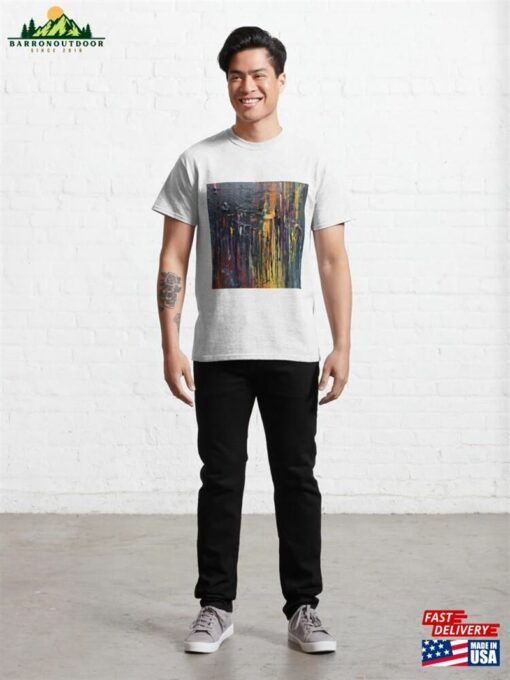 Abstract Foreboding Paint Dripping Classic T-Shirt Unisex