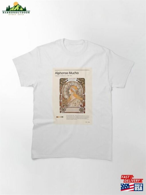 Alphonse Maria Mucha’s Zodiaque Or La Plume (Ca 1896–1897) Classic T-Shirt Hoodie