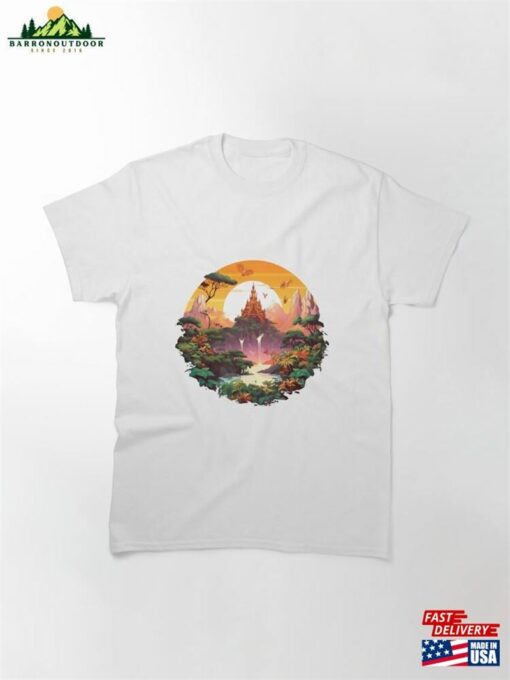 Beautiful Fantasy Castle Oasis Classic T-Shirt Hoodie