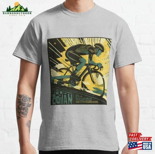 Block Print Cycling 3 Classic T-Shirt Sweatshirt