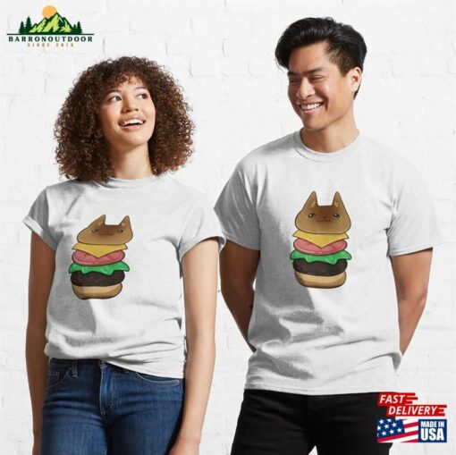 Burger Cat Classic T-Shirt Unisex