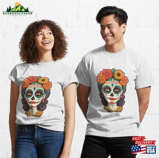 Catrina Art Celebrating The Rich Culture And Heritage Of Mexico Classic T-Shirt