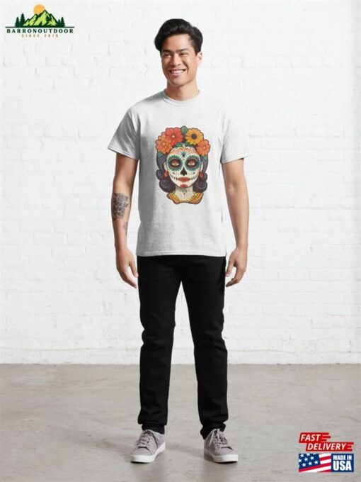 Catrina Art Celebrating The Rich Culture And Heritage Of Mexico Classic T-Shirt