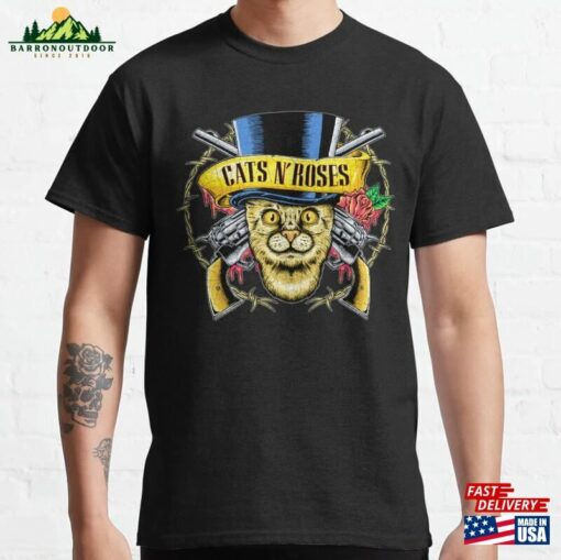 Cats N Roses Classic T-Shirt Sweatshirt