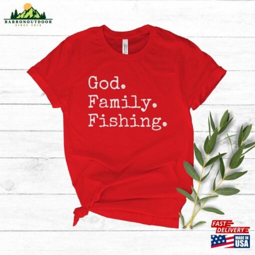 Christian Fishing Present For Fisherman Shirt Women God And T-Shirt Angling Lucky Gift Father’s Day Hoodie