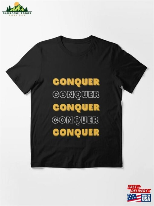 Conquer Motivation Essential T-Shirt Hoodie Classic