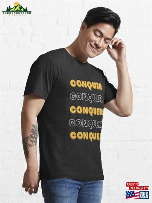 Conquer Motivation Essential T-Shirt Hoodie Classic